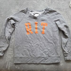 Redshirt RIT Logo Gray Sweatshirt Size Medium